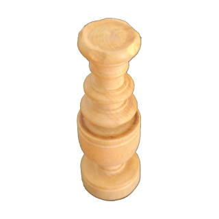 Roi échecs bois style 2 | Pièce Manquante
