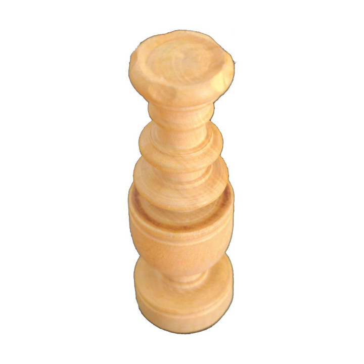 Roi échecs bois style 2 | Pièce Manquante