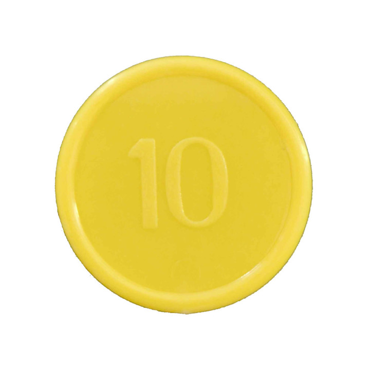 Jeton rond - Lot de 5 | Pièce Manquante