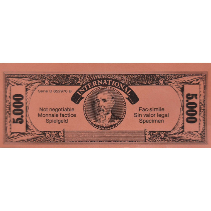 Billets 5000F Le Flambeur 1985 | Pièce Manquante