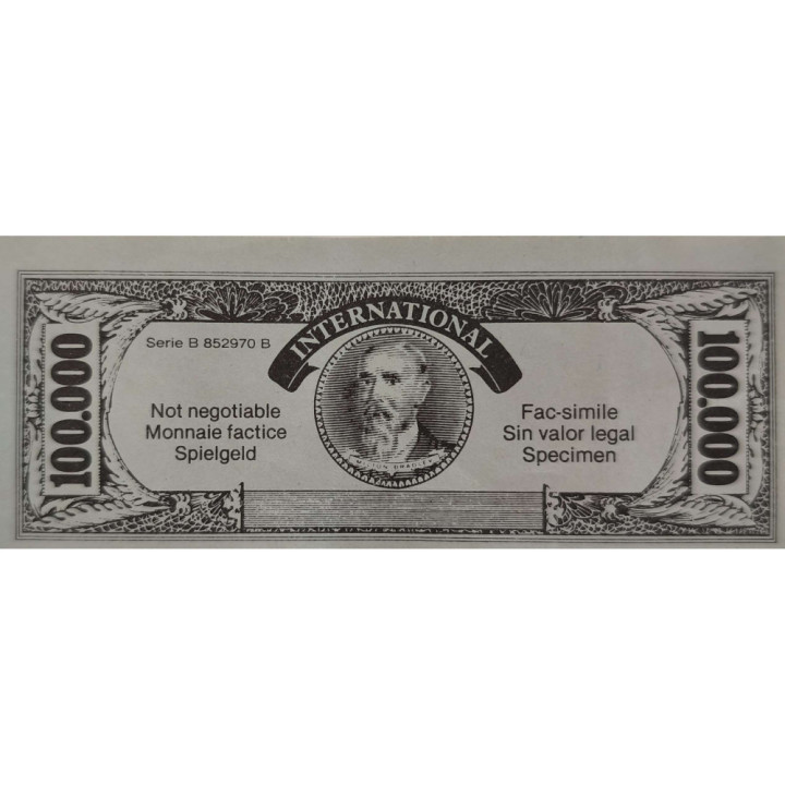 Billets 100000F Le Flambeur 1985 | Pièce Manquante