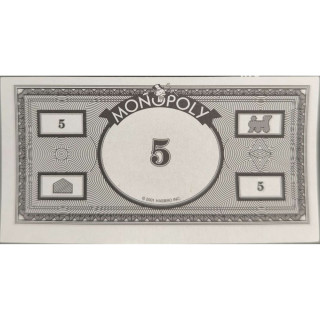 Billets 5€ Monopoly | Pièce Manquante