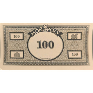 Billets 100€ Monopoly | Pièce Manquante
