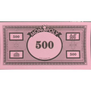 Billets 500€ Monopoly | Pièce Manquante