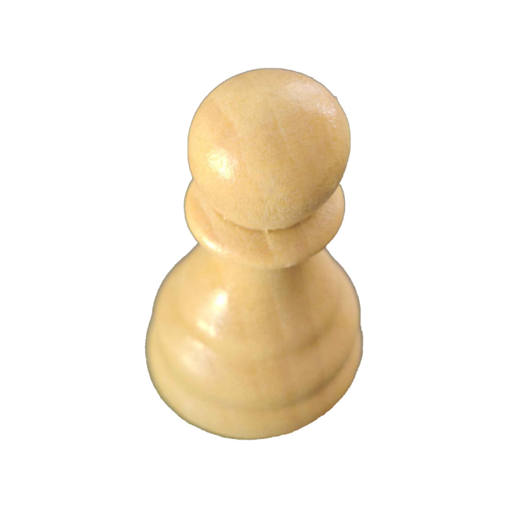 Pièce d'échecs en bois - Pion, roi, reine, cavalier, fou, tour | Pièce Manquante