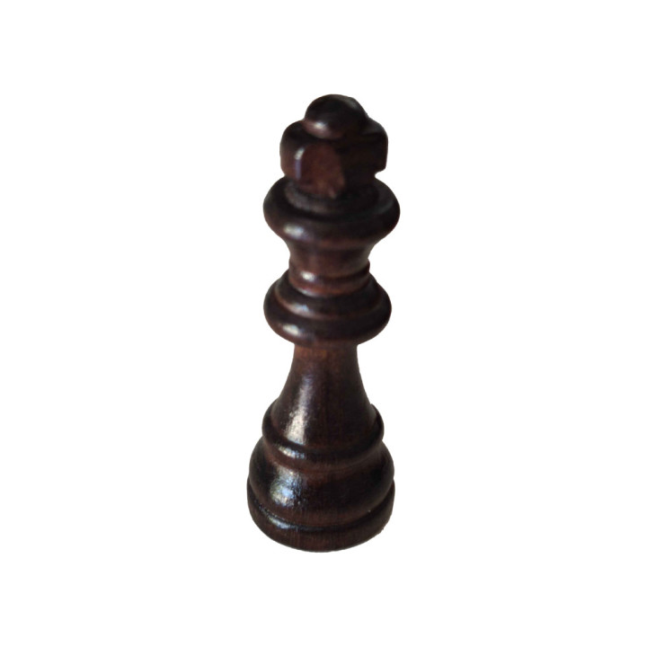 Roi échecs bois | Pièce Manquante