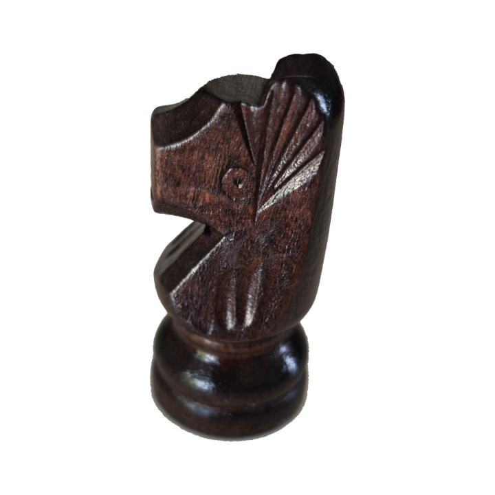 Cavalier échecs bois | Pièce Manquante
