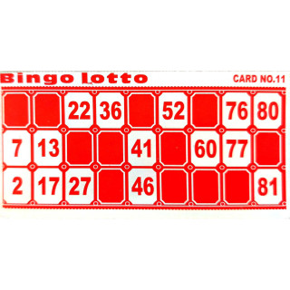 Cartons Bingo Loto - Lot de 5 | Pièce Manquante