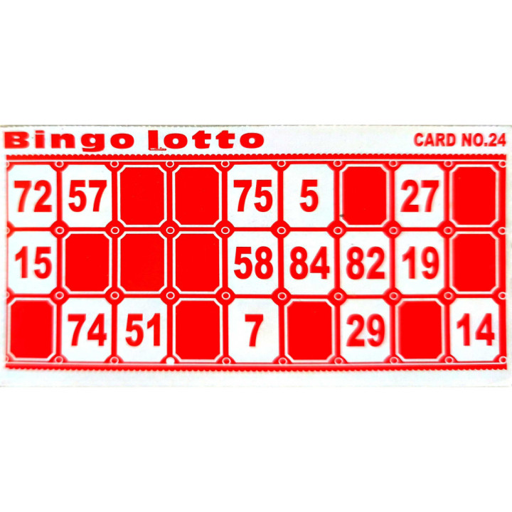 Cartons Bingo Loto - Lot de 5 | Pièce Manquante