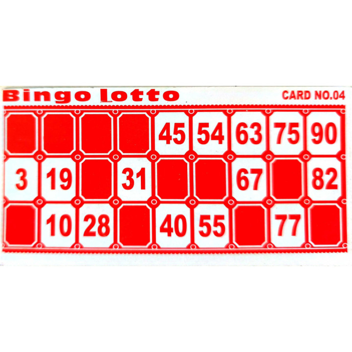 Cartons Bingo Loto - Lot de 5 | Pièce Manquante