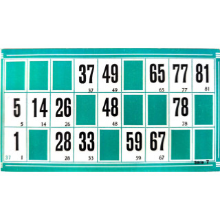 Cartons Loto couleur - Lot de 5 | Pièce Manquante