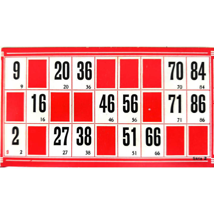 Cartons Loto couleur - Lot de 5 | Pièce Manquante